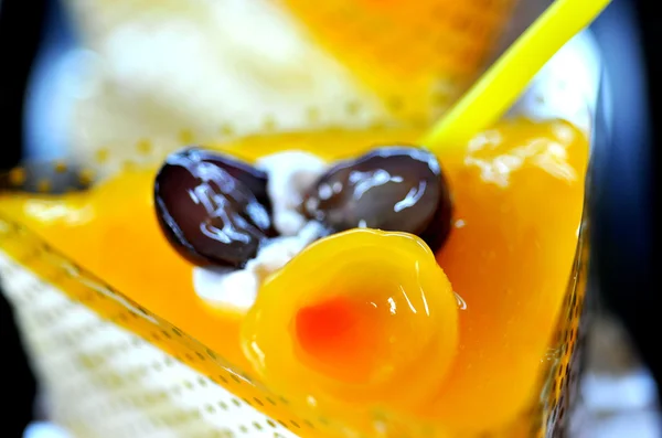 Gyümölcs desszert Stock Kép