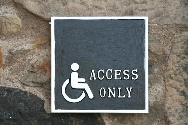 Πρόσβαση αναπηρικών αμαξιδίων — Φωτογραφία Αρχείου