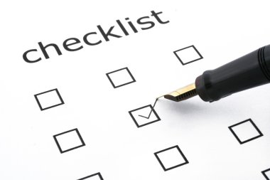 Checklist clipart