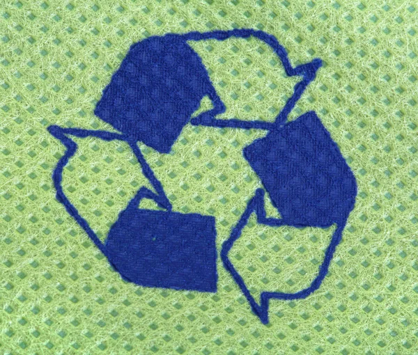 Символом переробки — стокове фото