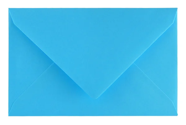 Blå kuvert Stockbild