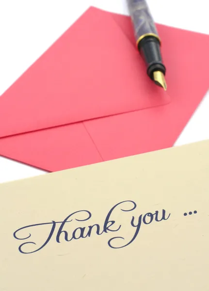 Thank you note Stock Picture