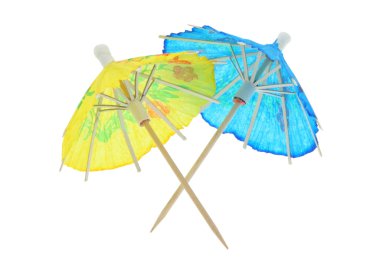 Cocktail umbrellas clipart