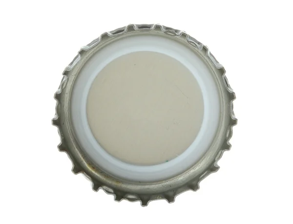 Beer cap - view from the inside — Stock Photo, Image