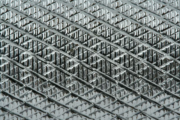 Superficie metallica scanalata — Foto Stock