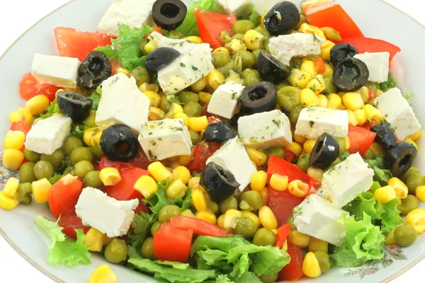Close-up of greek salad — Stock Photo, Image