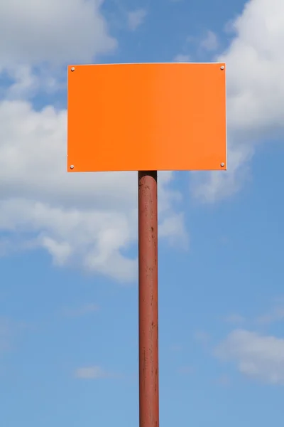 Sign post against the sky — Stock Photo, Image