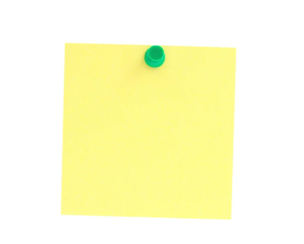 Gelbe Note — Stockfoto