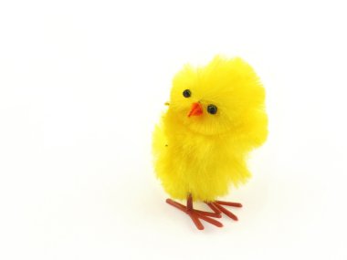 Single easter toy chicken clipart