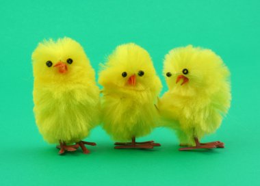 Toy chickens clipart