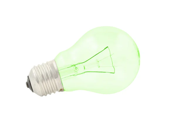Zelené žárovky — Stock fotografie