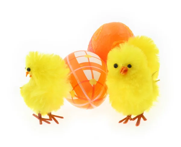 Toy chickens — Stock Photo, Image