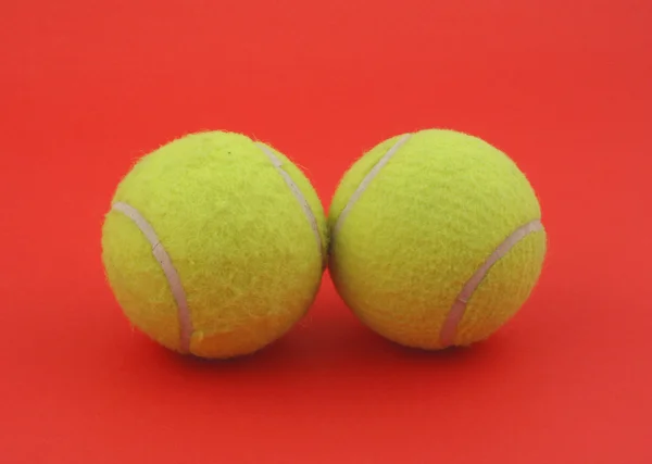 Duas bolas de ténis — Fotografia de Stock