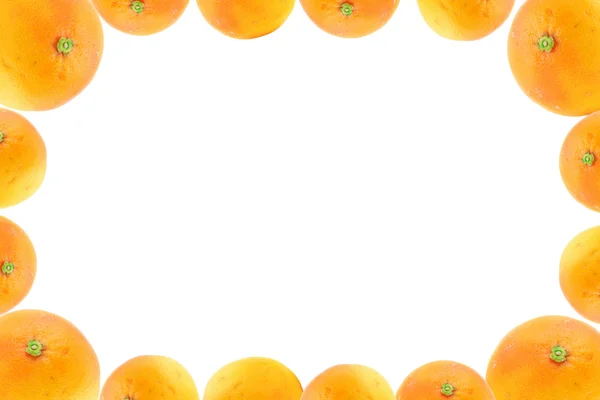 Orange ile dekore çerçevesi — Stok fotoğraf