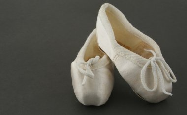 Tiny ballet shoes clipart