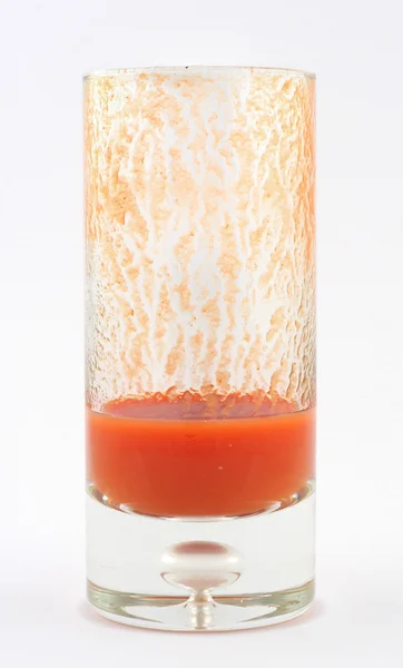 番茄汁几乎消失了 — 图库照片