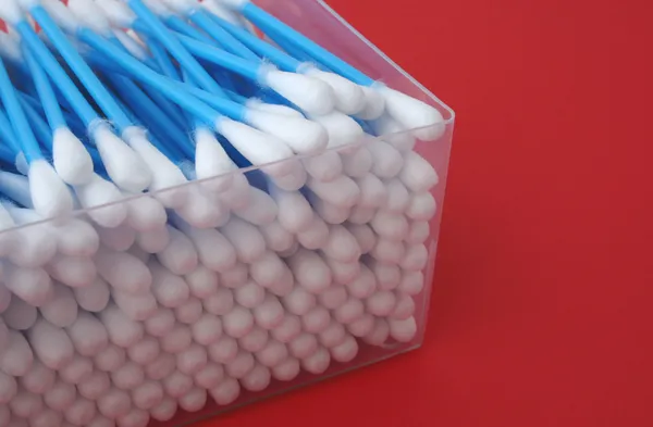 Cotton cleaning sticks — Stock Photo, Image