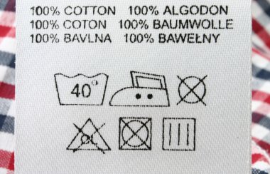 100% cotton clipart