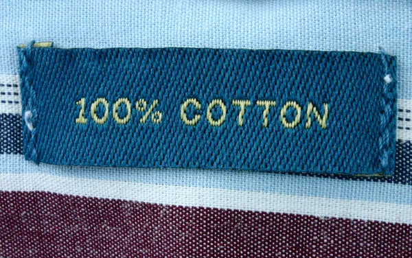 100% algodão — Fotografia de Stock