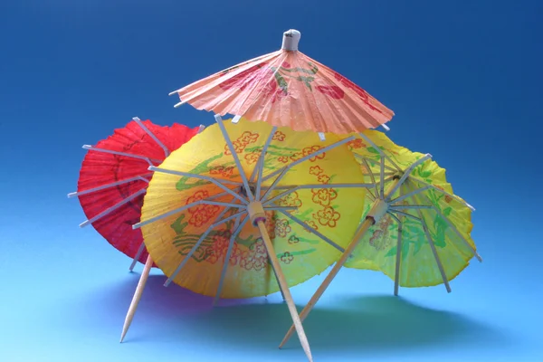Cocktail umbrellas — Stock Photo, Image