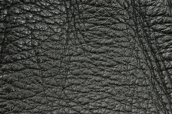 Detalles textura de cuero negro —  Fotos de Stock