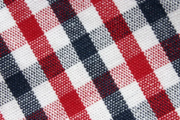 Colorful grid pattern cloth — Stock Photo, Image