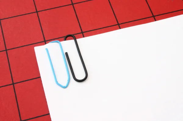 Paper clips with copyspace — Stock Photo, Image