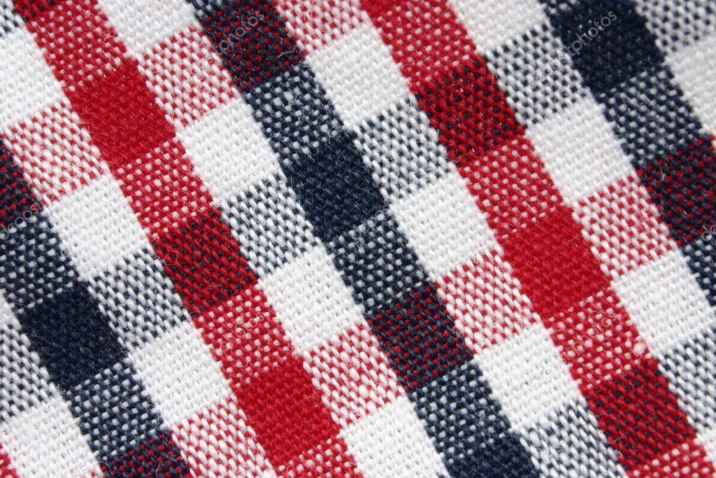 Colorful grid pattern cloth