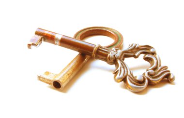 Vintage keys clipart