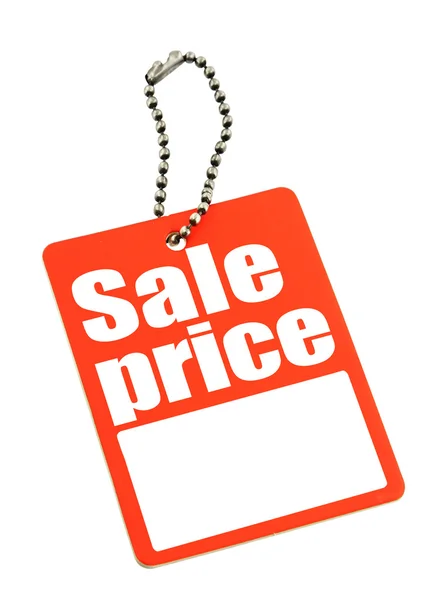 Price tag with copy space — Stock Photo, Image