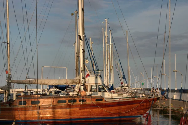 マリーナの帆ボート — ストック写真