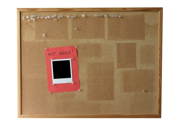 Cork board - isolated — Stock Photo, Image