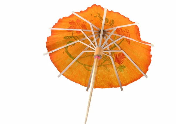 Paraguas naranja cóctel —  Fotos de Stock
