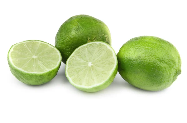 Lime fruit on white — Stock Photo, Image