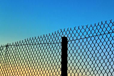 Wire fence clipart