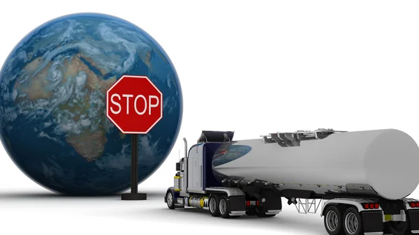 Stop the pollutio — Stock Photo, Image