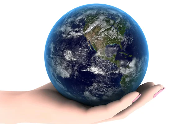 Earth in the hand — Stock Photo, Image