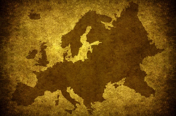 stock image Grunge european map