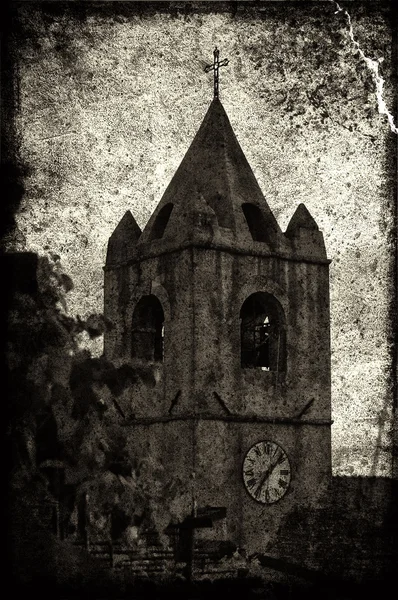 Bir çan kulesi — Stok fotoğraf