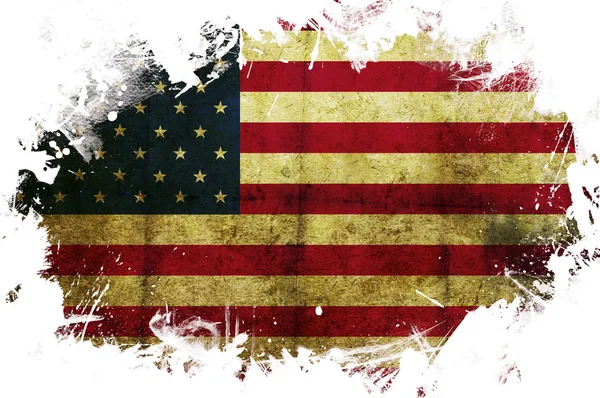 ΗΠΑ χρώμα σημαία — Φωτογραφία Αρχείου