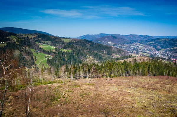 Utsikt från toppen av berget — Stockfoto