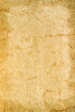 Grungy old gone yellow paper clipart
