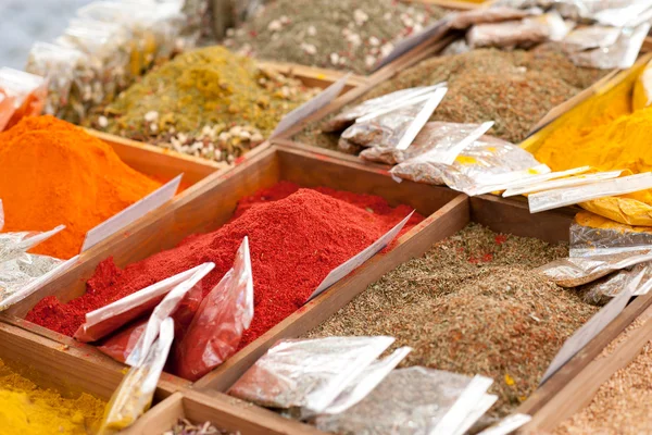 stock image Spices at a market