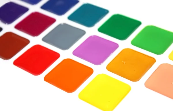 stock image Watercolors on white background