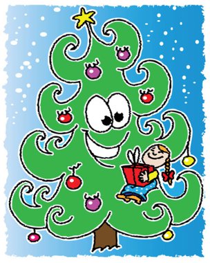 komik Noel ağacı