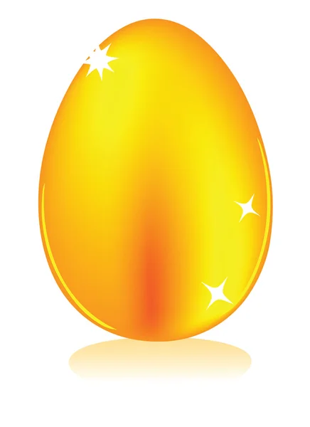 Goldenes Ei — Stockvektor