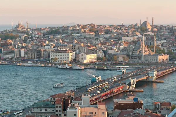 Istanbul vieille ville Panorama — Photo