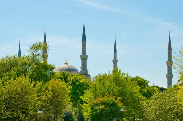 Minarety tureckich — Zdjęcie stockowe