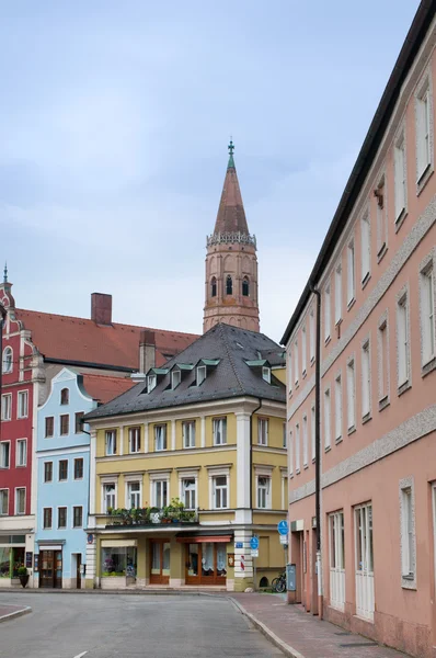 Gepflasterte Bayerische Straße — Stockfoto