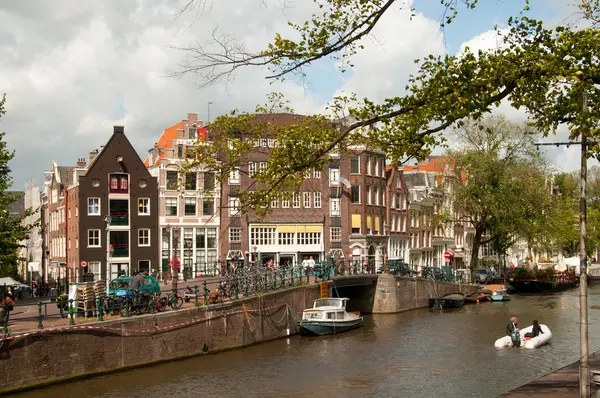 Το κανάλι Άμστερνταμ — Φωτογραφία Αρχείου